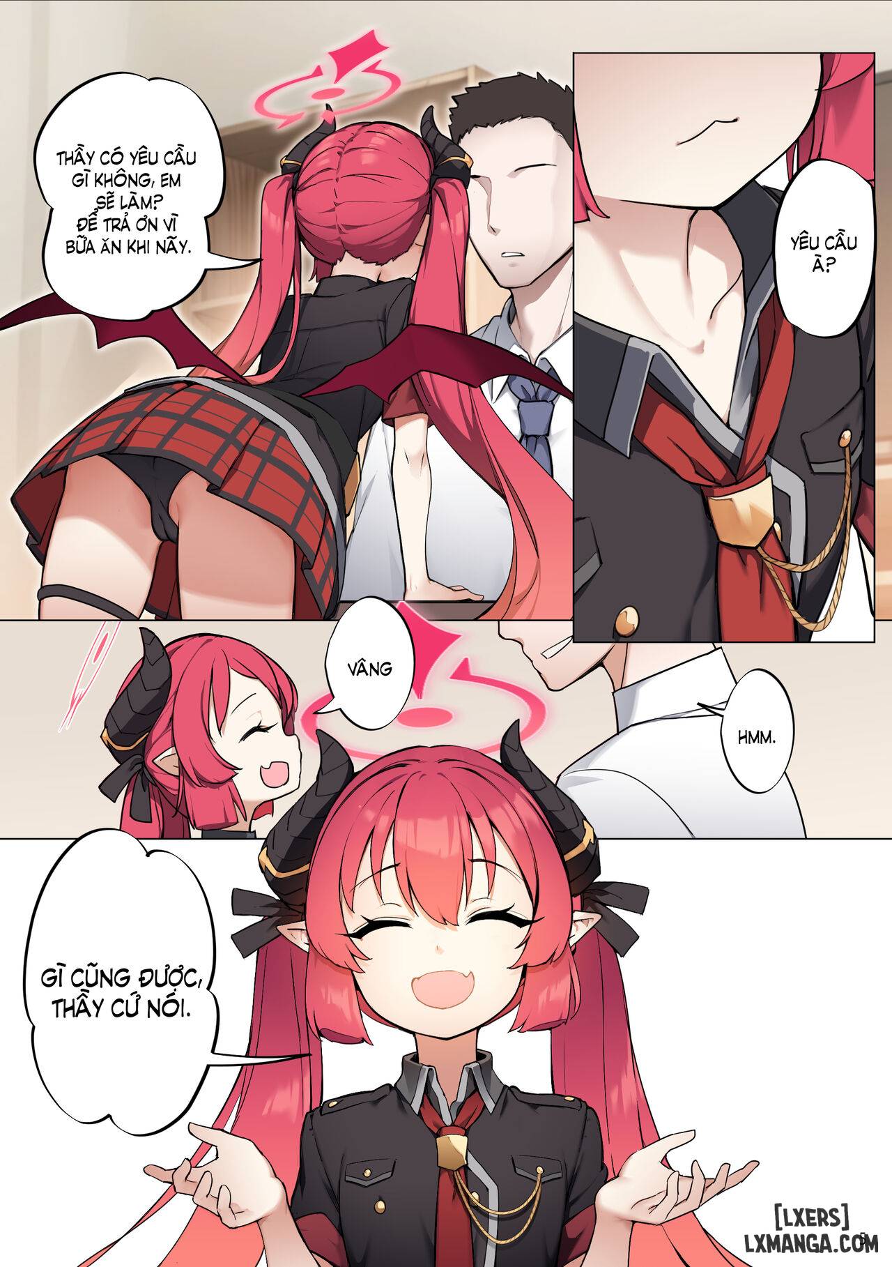 Series Oneshot Các Doujinshi Của Blue Archive P.2 - Cho em ăn, thầy ơi!!- Truyện Màu trang 6