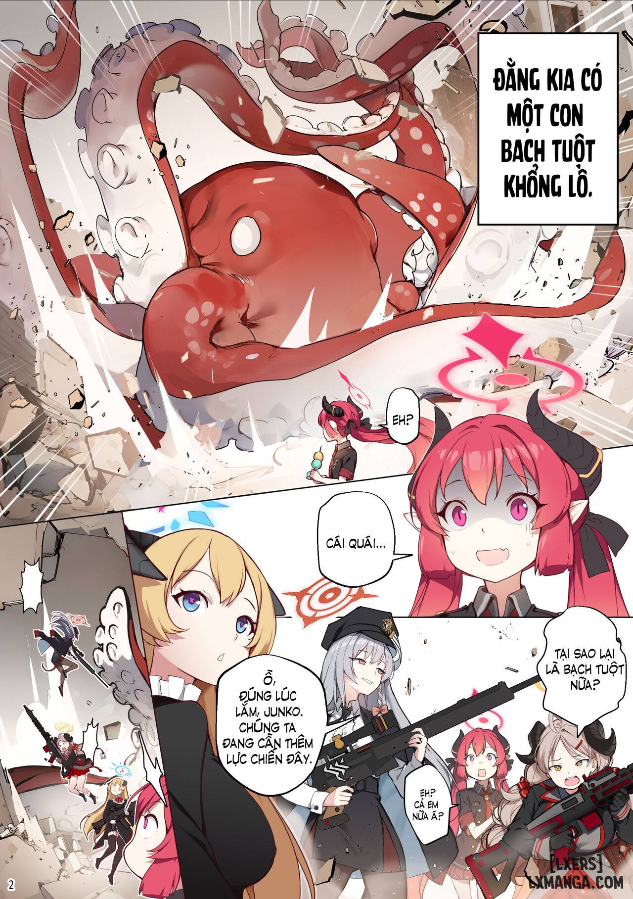 Series Oneshot Các Doujinshi Của Blue Archive P.2 - Cho em ăn, thầy ơi!!- Truyện Màu trang 3