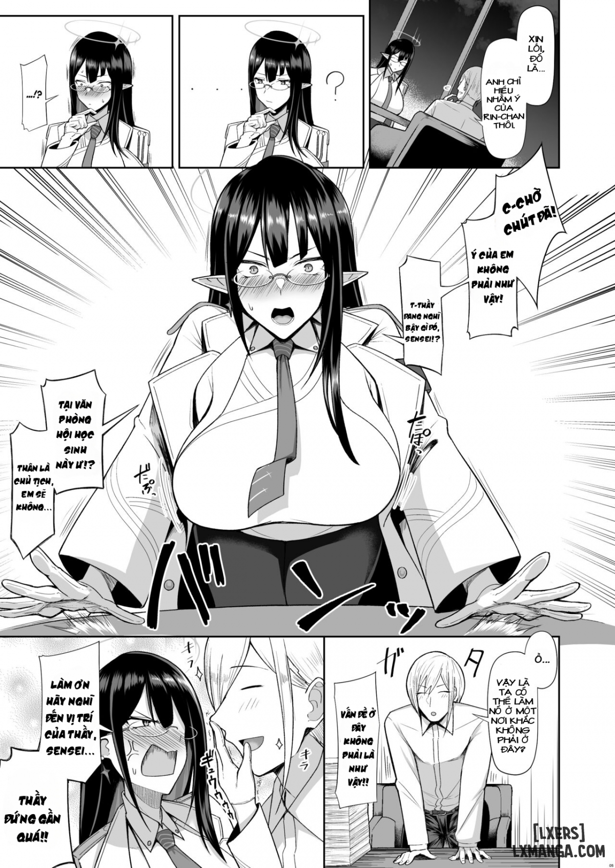 Series Oneshot Các Doujinshi Của Blue Archive P.2 - Dịch vụ cá nhân của Giám đốc hành chính trang 4