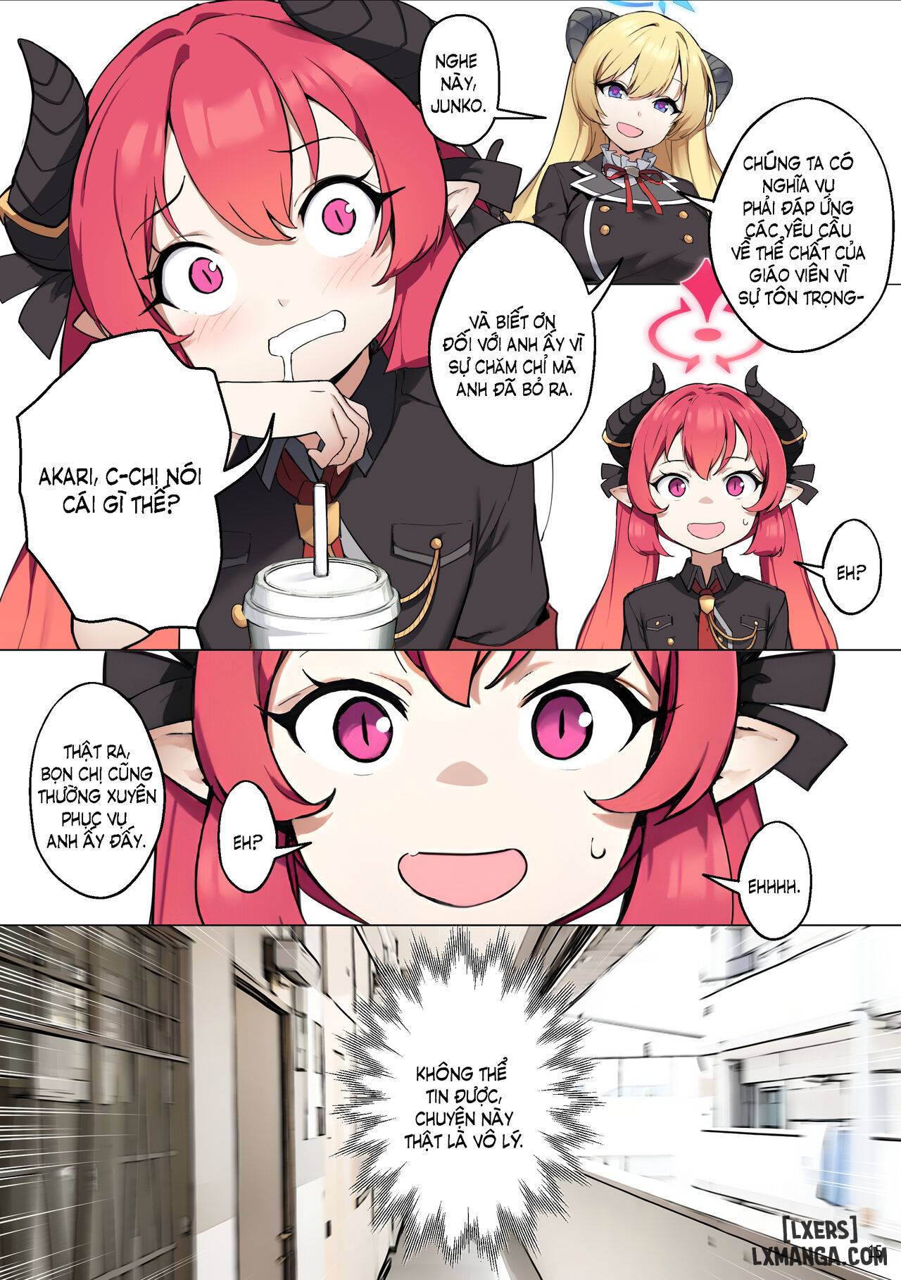 Series Oneshot Các Doujinshi Của Blue Archive P.2 - Cho em ăn, thầy ơi!!- Truyện Màu trang 16