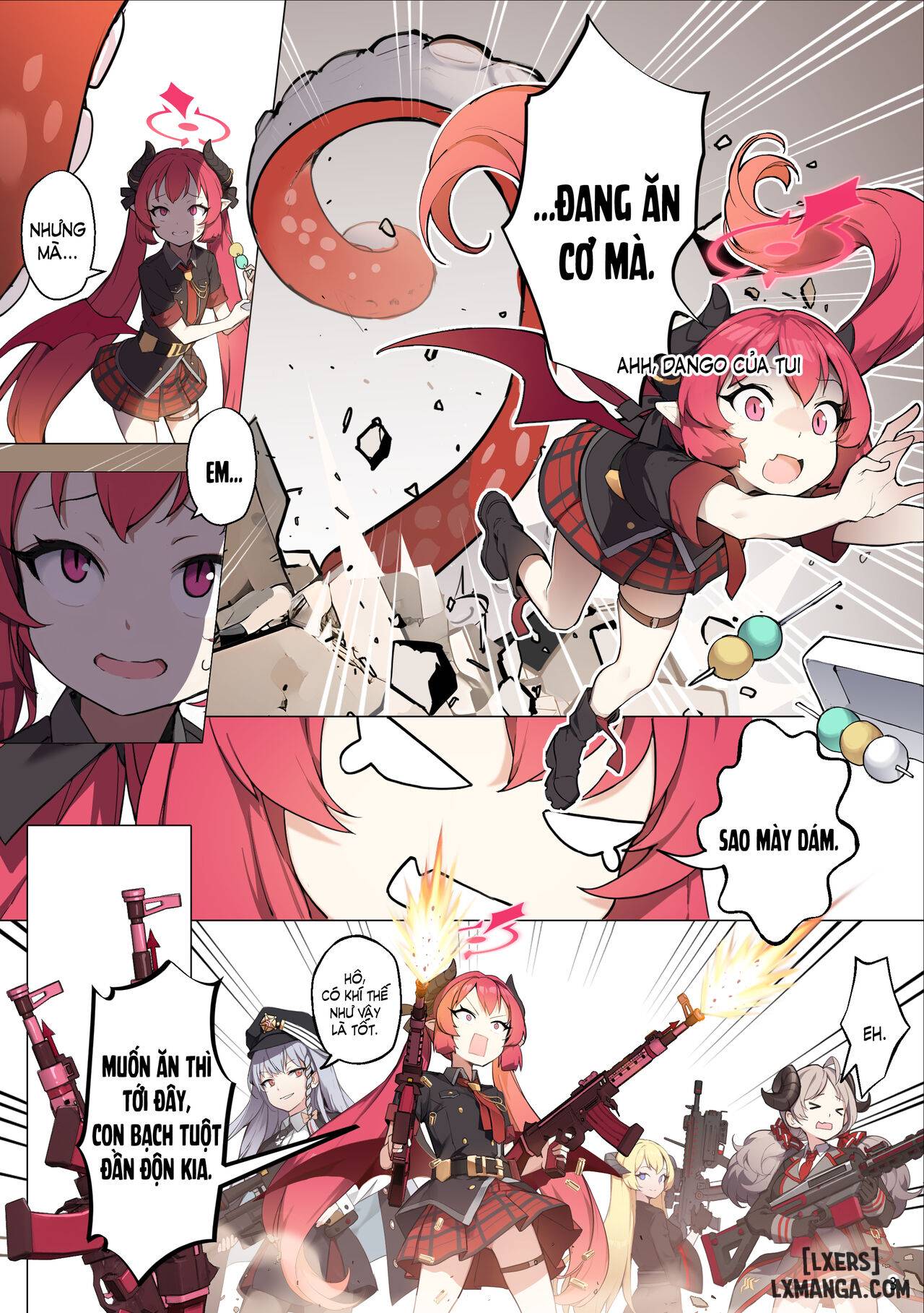Series Oneshot Các Doujinshi Của Blue Archive P.2 - Cho em ăn, thầy ơi!!- Truyện Màu trang 4
