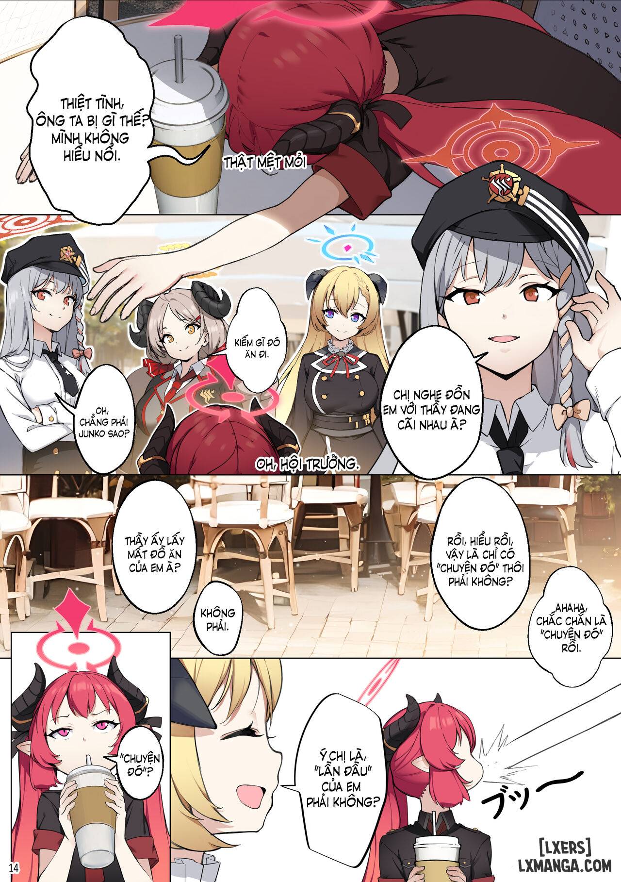 Series Oneshot Các Doujinshi Của Blue Archive P.2 - Cho em ăn, thầy ơi!!- Truyện Màu trang 15