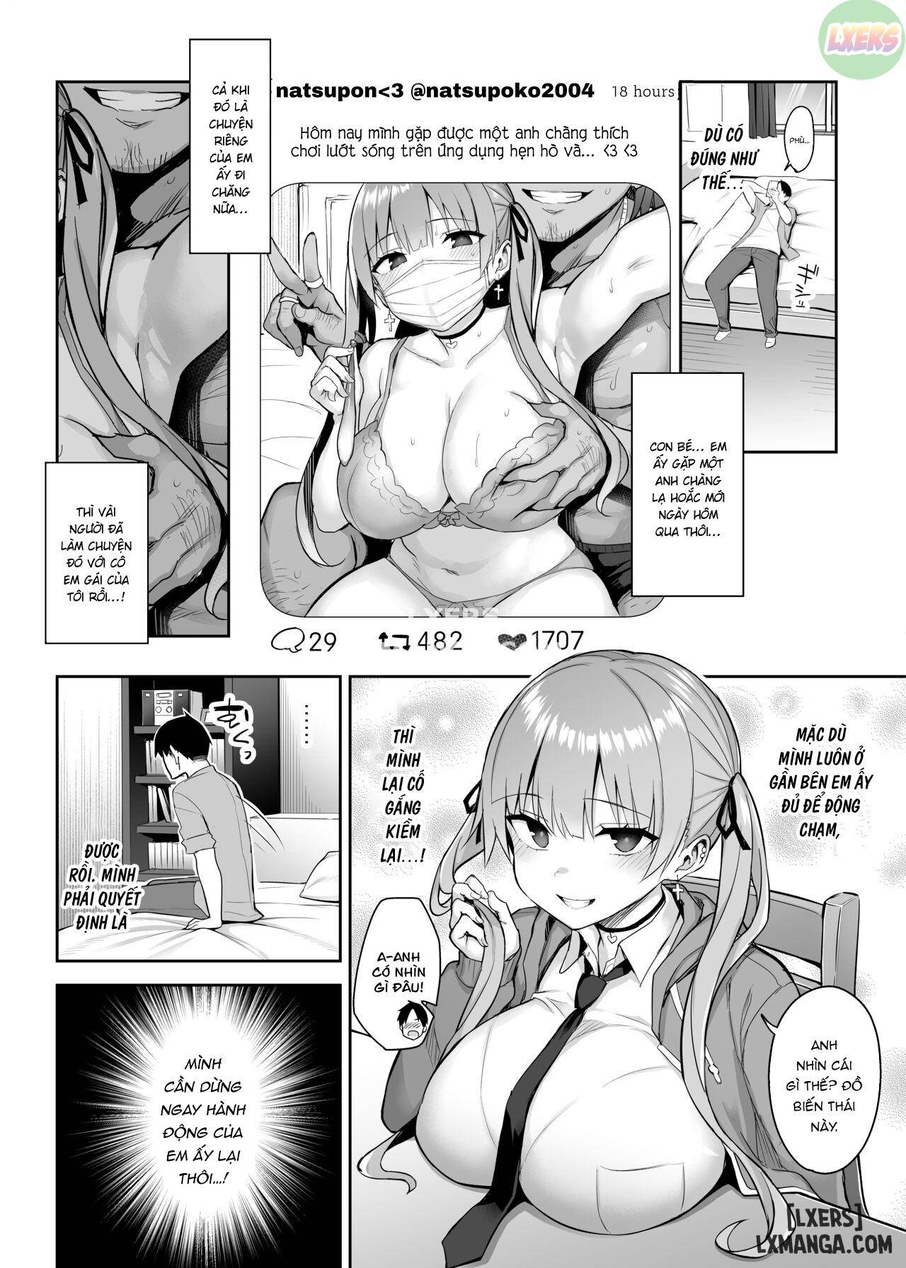 Moto InCha no Kyonyuu Yariman Imouto ga Erosugite, Onii-chan wa Mou FULL - Chapter 2 trang 13