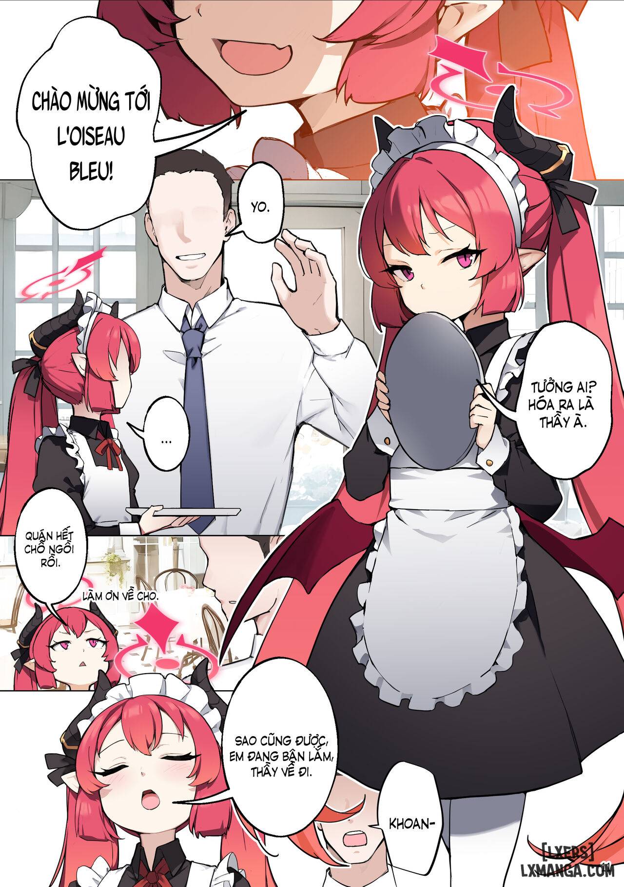 Series Oneshot Các Doujinshi Của Blue Archive P.2 - Cho em ăn, thầy ơi!!- Truyện Màu trang 12