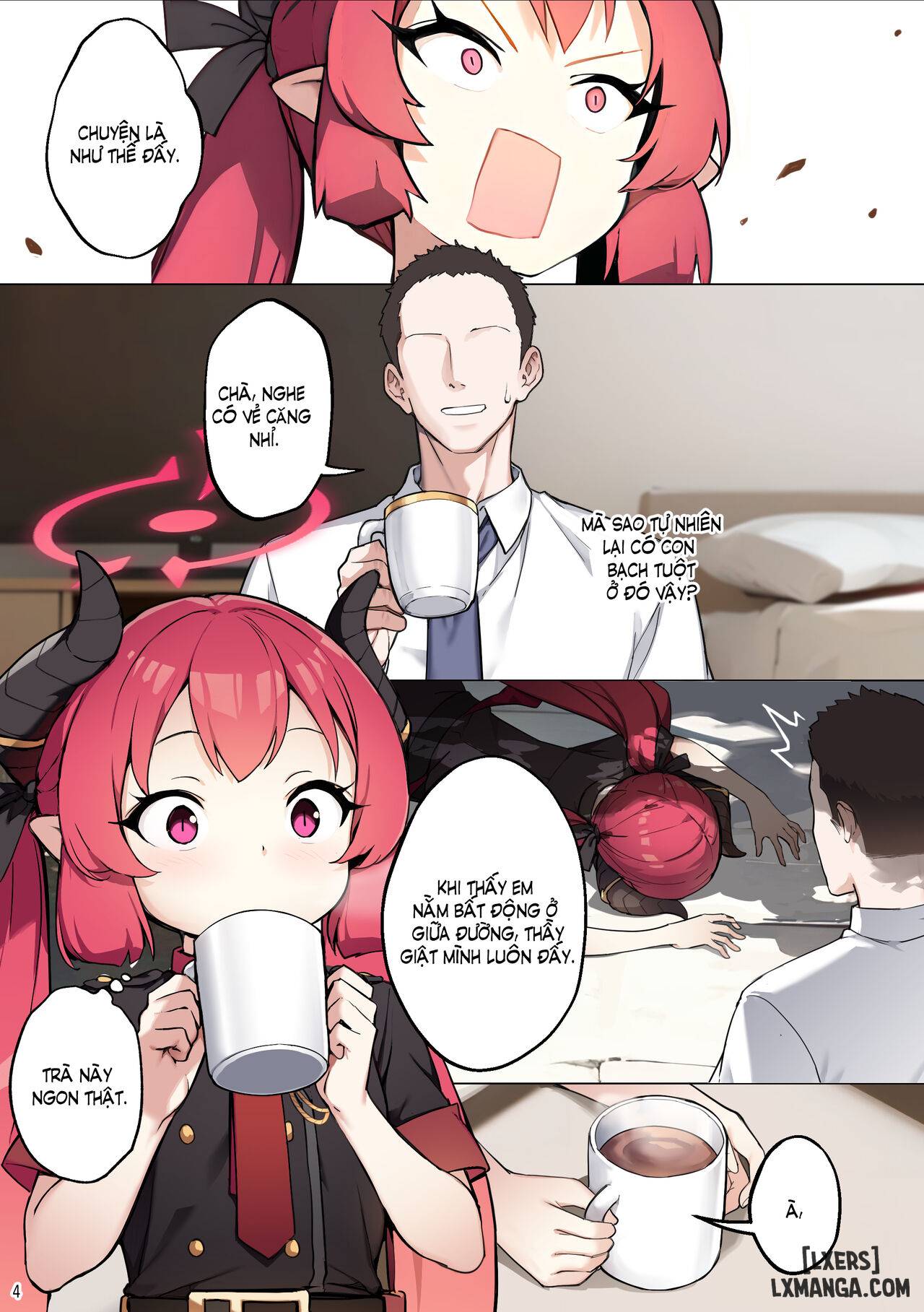Series Oneshot Các Doujinshi Của Blue Archive P.2 - Cho em ăn, thầy ơi!!- Truyện Màu trang 5