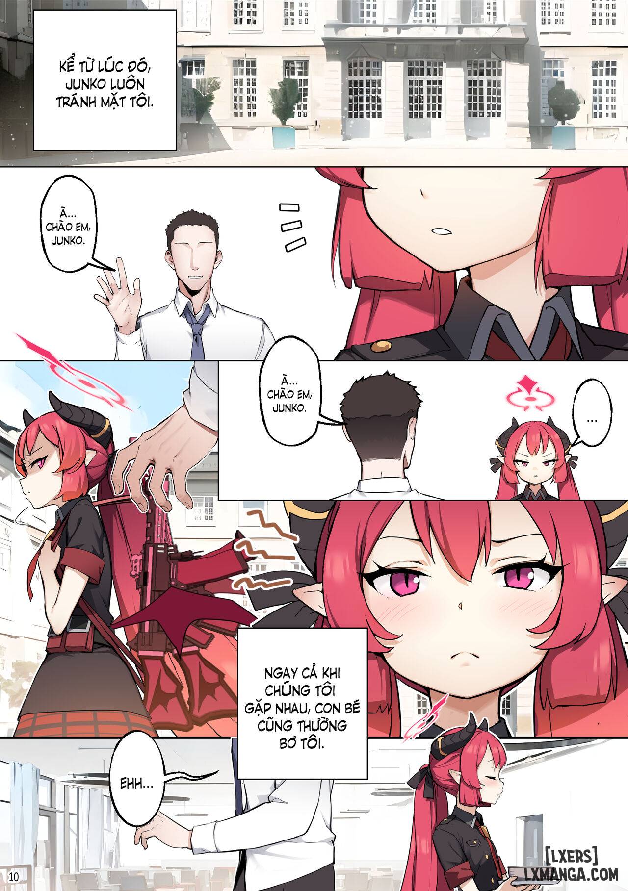 Series Oneshot Các Doujinshi Của Blue Archive P.2 - Cho em ăn, thầy ơi!!- Truyện Màu trang 11