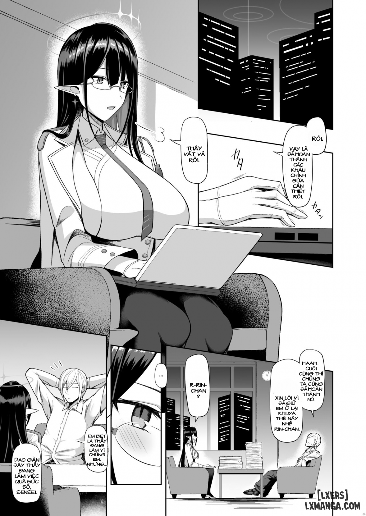 Series Oneshot Các Doujinshi Của Blue Archive P.2 - Dịch vụ cá nhân của Giám đốc hành chính trang 2