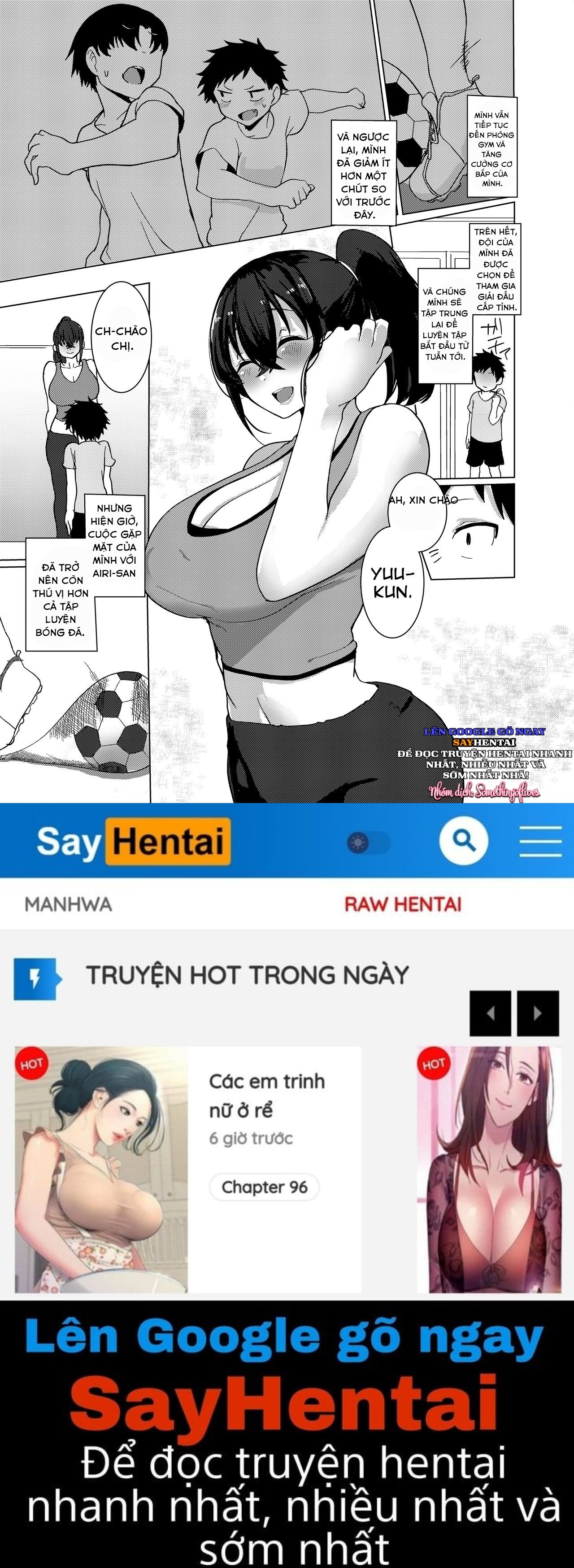 Trung tâm huấn luyện thể hình chị và shota!! - Chapter 0- oneshot trang 23