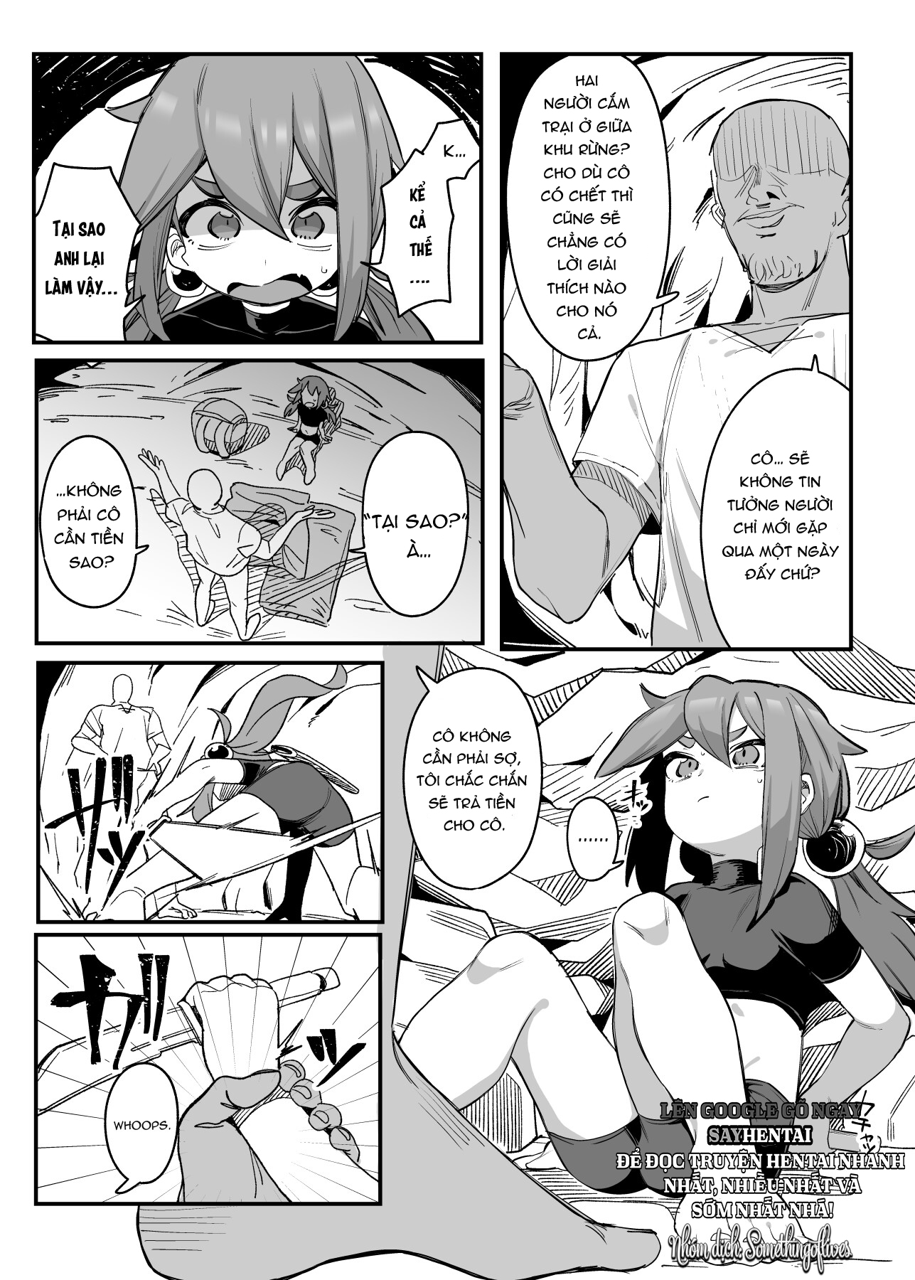 Câu chuyện về nữ thám hiểm nghèo cả tin - Chapter 0- oneshot trang 11